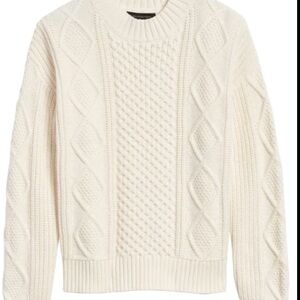Cable Knit Cream Sweater